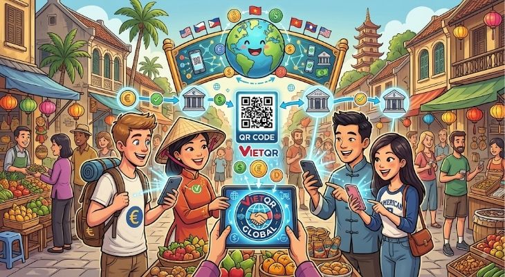 વિયેટનામમાં VietQRGlobal: વિદેશી પ્રવાસીઓ માટે QR ચુકવણી ક્રાંતિ
