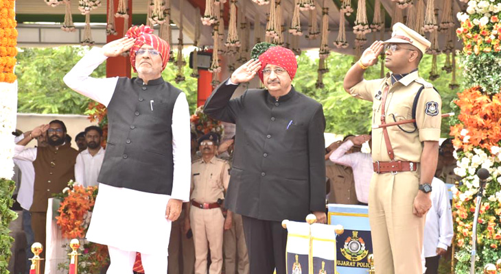 જામનગરમાં ૮૦મા સ્વાતંત્ર્ય પર્વની ઉજવણી, મંત્રીએ વિકાસની યોજનાઓ જાહેર કરી