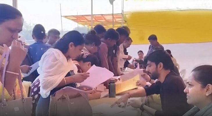 ગુજરાતમાં સ્થાનિક સ્વરાજ્ય ચૂંટણી: ગાંધીનગરમાં ભાજપ-કોંગ્રેસ ઘર્ષણ